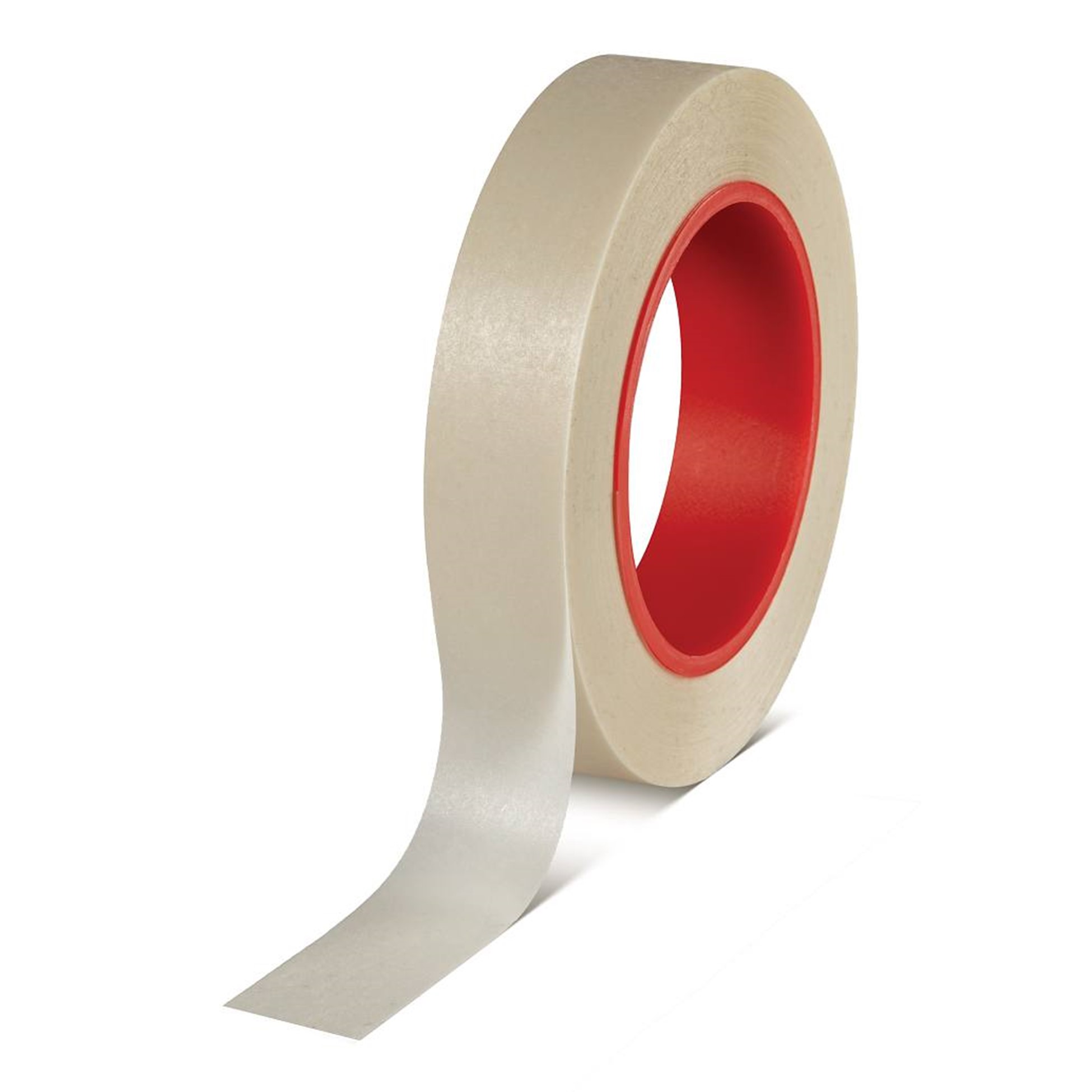 3M Masking Tape 2307, Tan Color, General Purpose, Rubber Adhesive,  Crepe-Paper Backing, 24 mm x 55 m, 5.2 mil, 1 Roll